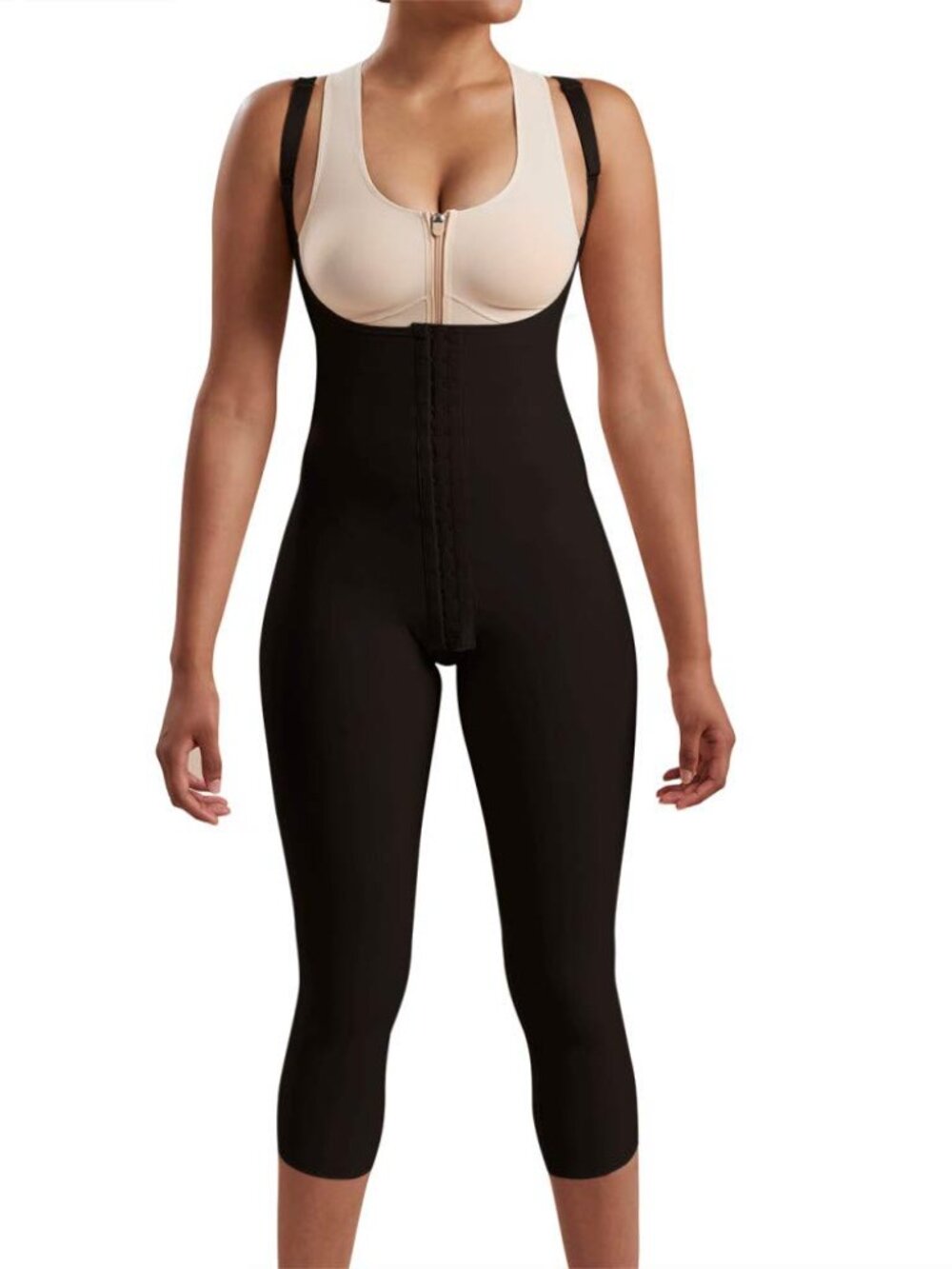 Marena Recovery Girdle With High-Back Calf Length Style No. SFBHM Black Medium
